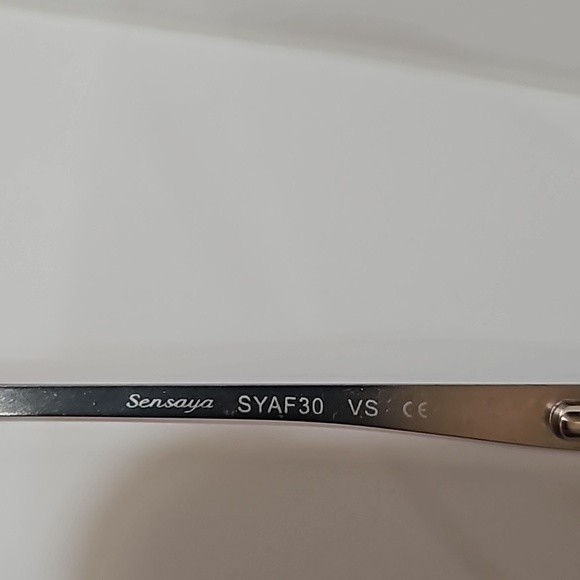 Sensaya SYFA30 Fushia Half Rim Cat Eye Metal Prescription Glass Frames 54-16-140 - Picture 6 of 7